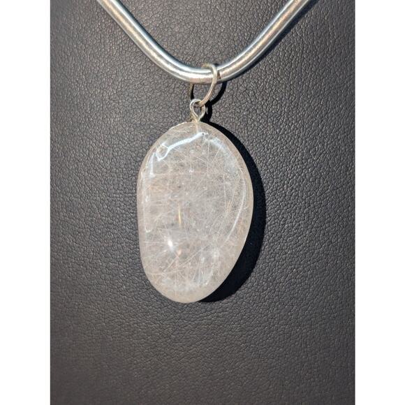 Natural Rutilated Quartz Pendant (Only) - Picture 5 of 6